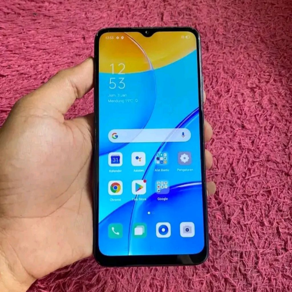 LCD Touchscreen Ori Asli Copotan Oppo A15 / A15s