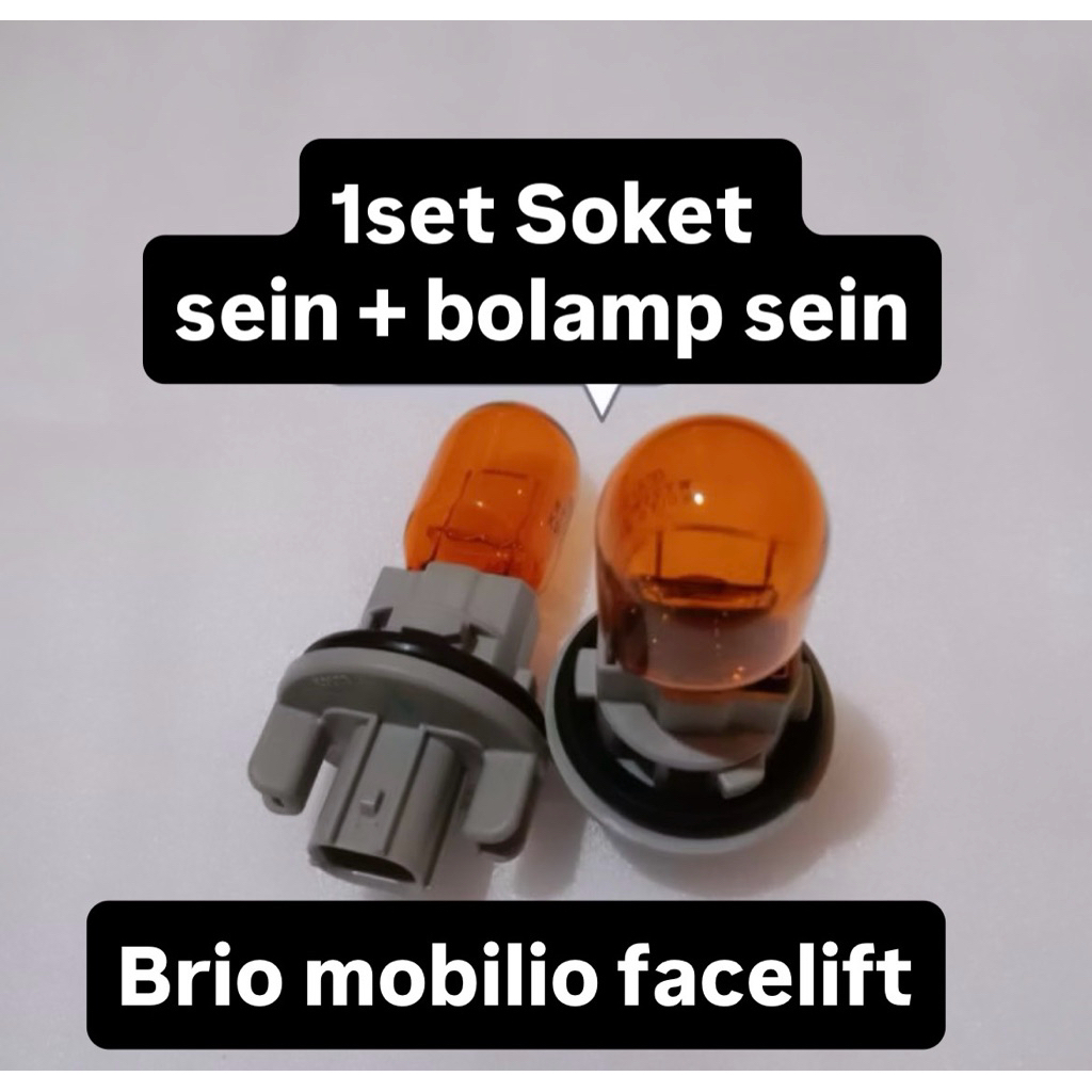 soket bolamp sein brio facelift mobilio original honda