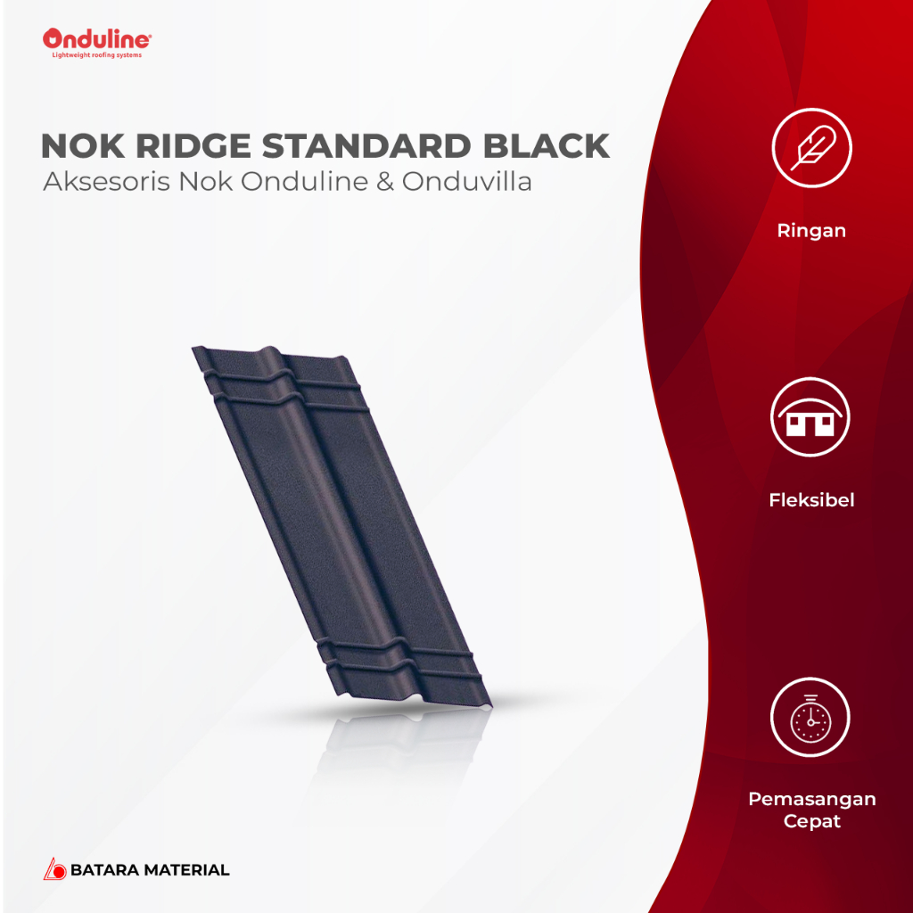 Onduline Nok Ridge Standard Black