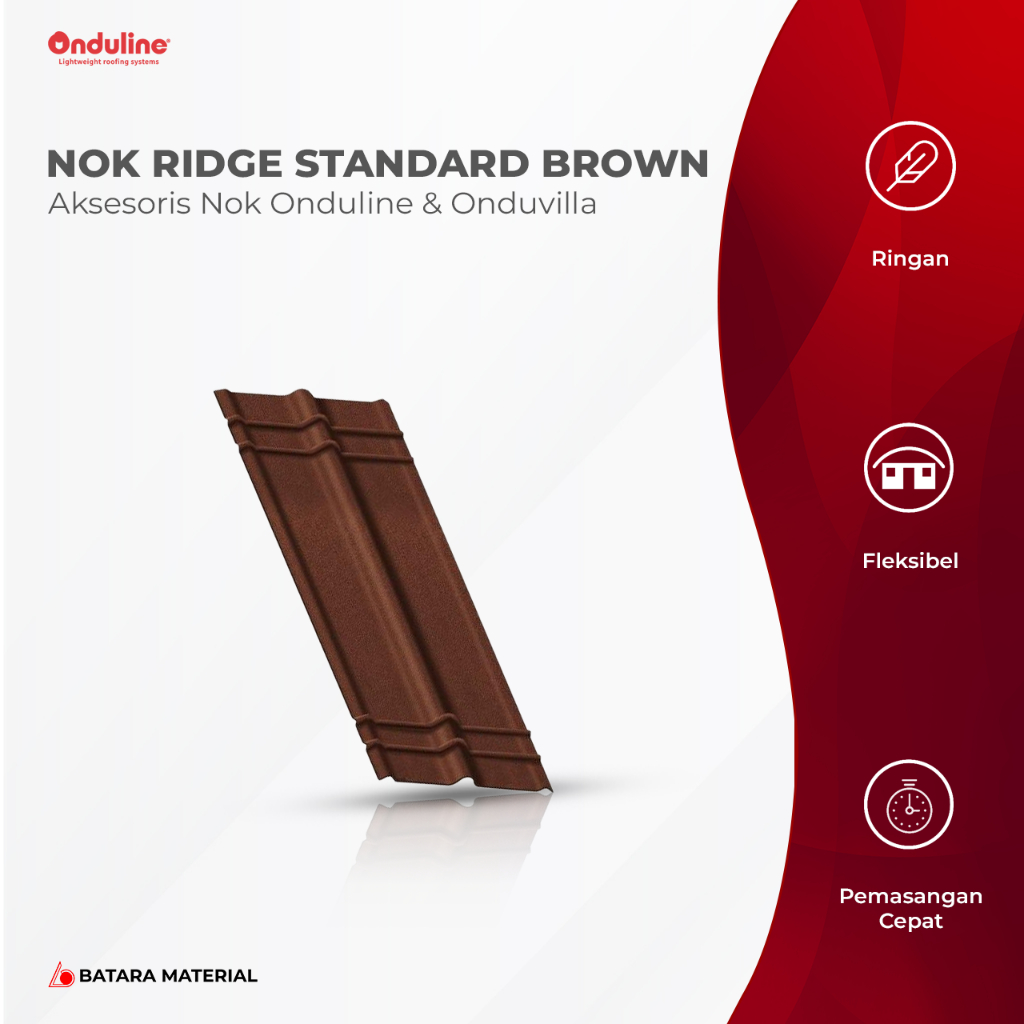 Onduline Nok Ridge Standard Brown