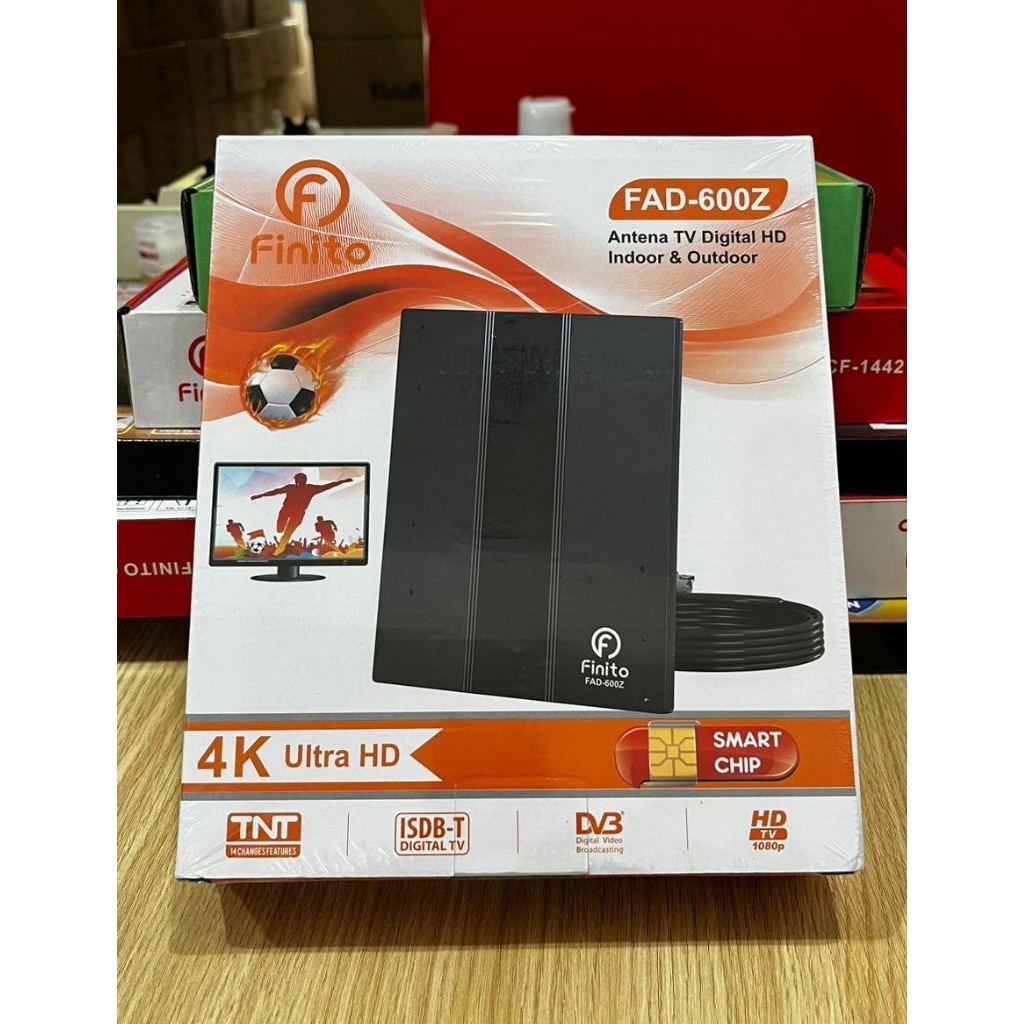 Antena Digital Indoor Outdoor Finito Tipe FAD-600Z Untuk TV LED DIGITAL SMART TV ANDROID