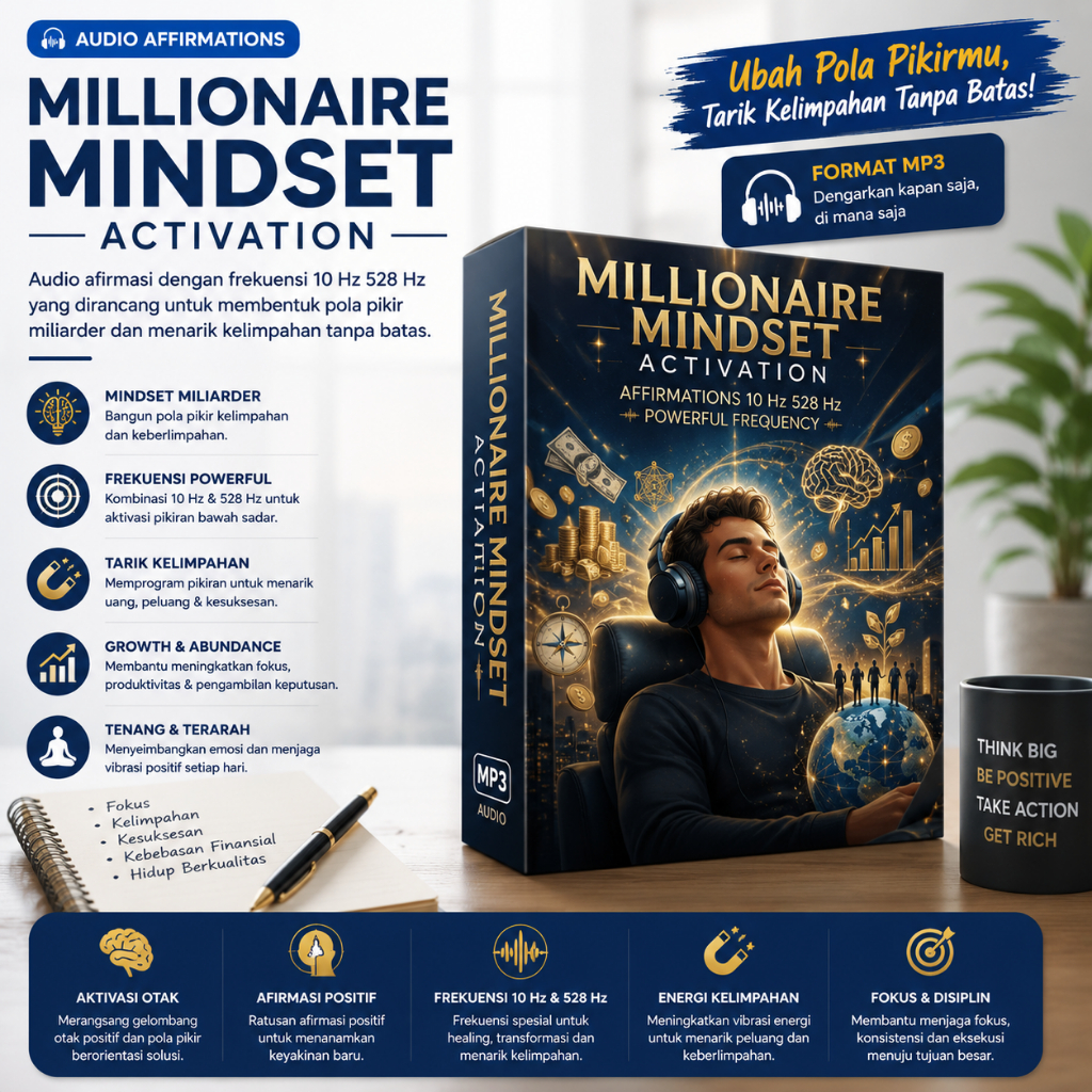 Audio Millionaire Mindset Activation (Affirmations 10 Hz 528 Hz) Powerful Frequency