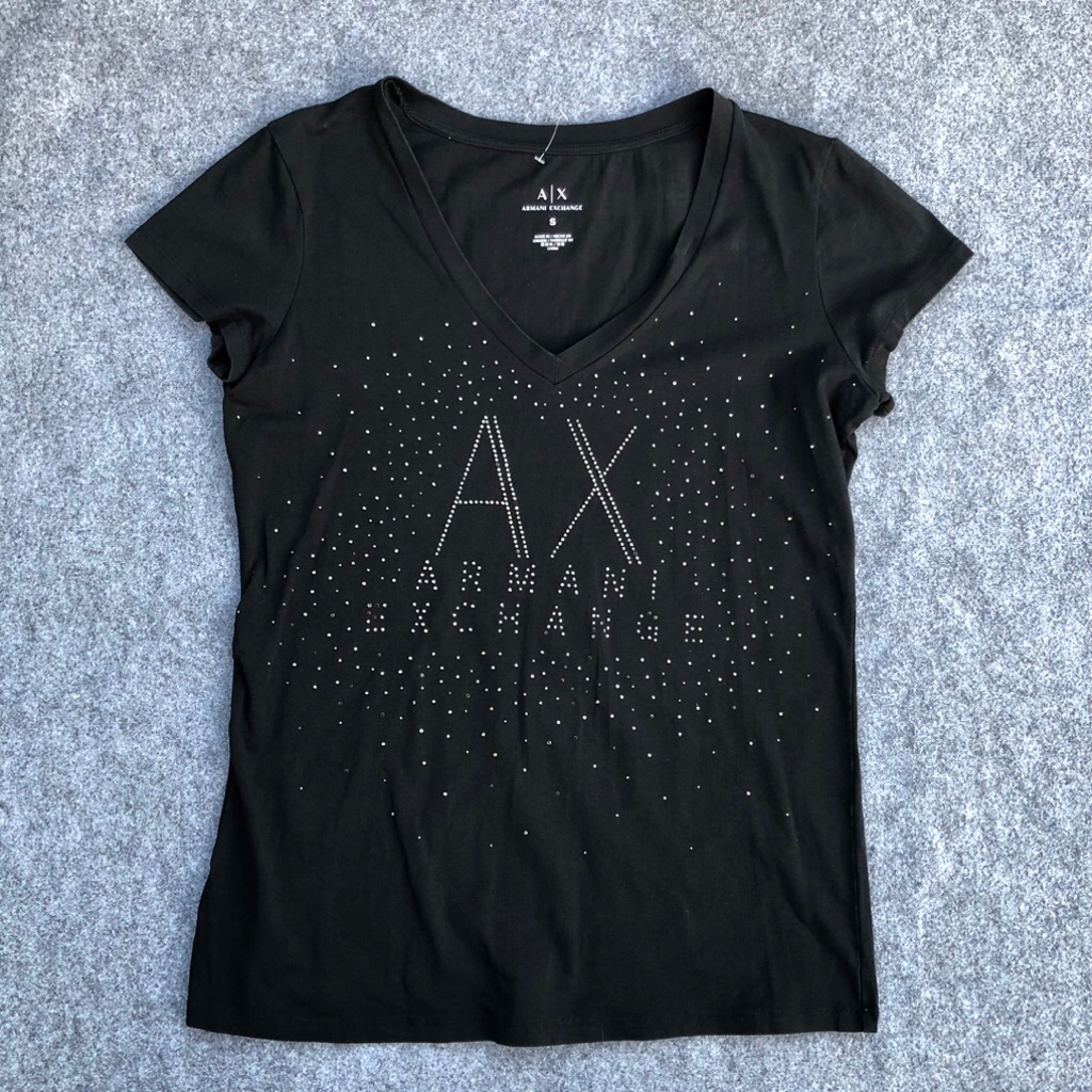 kaos cewek armani exchage
