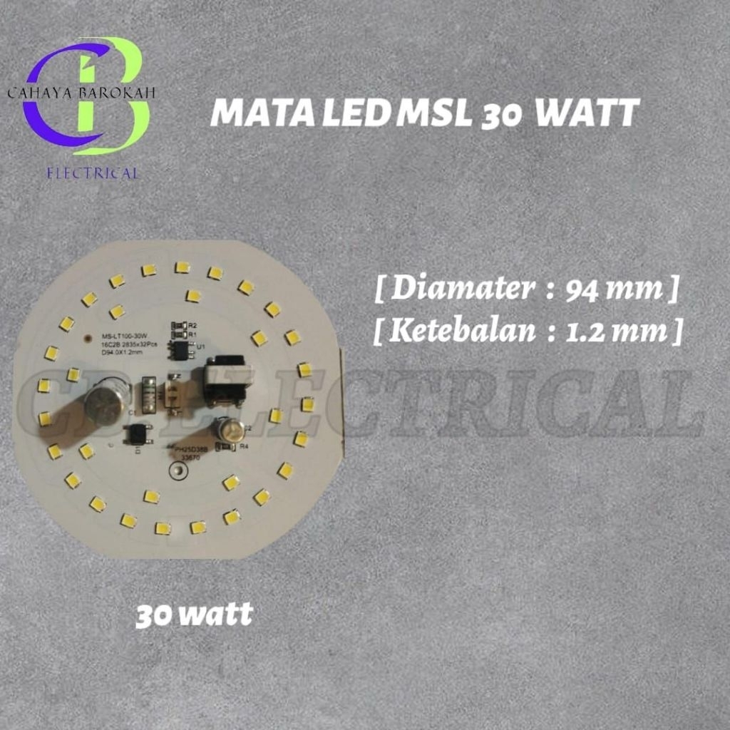 mata LED AC 30watt msl