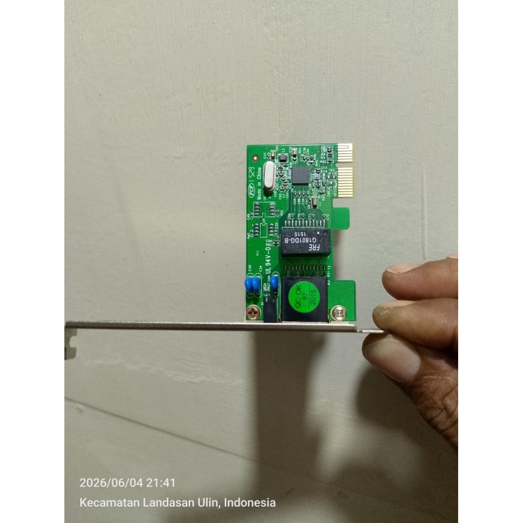 pci lan card kartu lan mendukung gigabite untuk pc