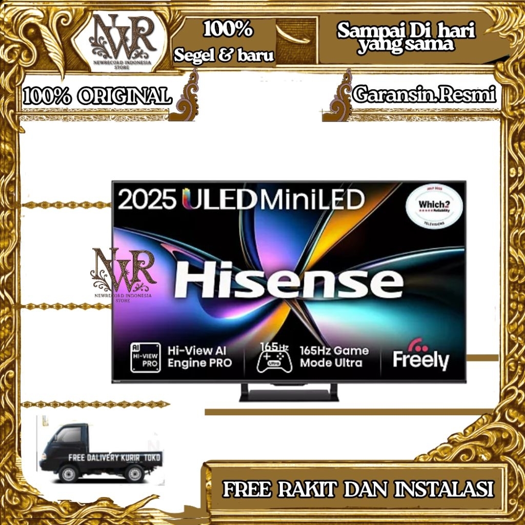 Hisense 85U7Q Smart Tv 85 Inch Mini Led 4K 165Hz - Hisense 85U7 Q