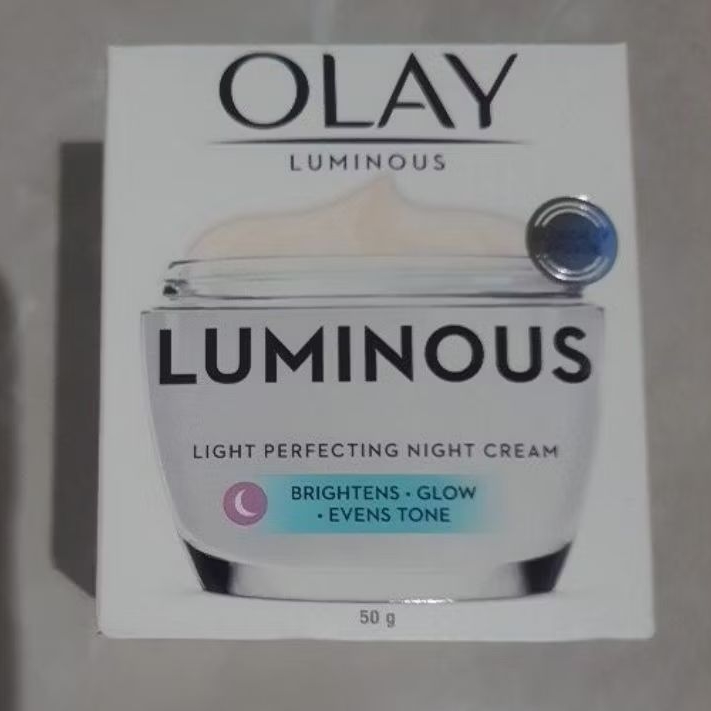 Olay Luminous Light Perfecting Night Cream 50g Olay Luminous Krem Malam 50g