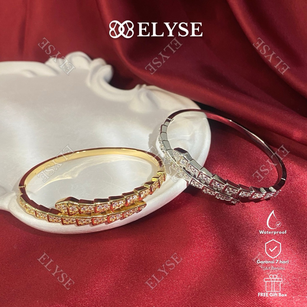 ELYSÉ - Serpent Klip | Gelang Ular Perhiasan Wanita Mewah Elegant