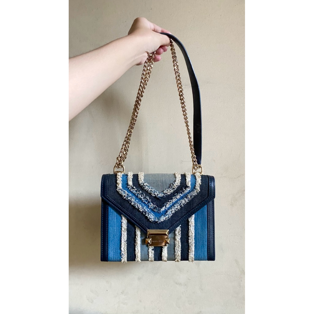 MICHAEL KORS WHITNEY MEDIUM DENIM ORIGINAL