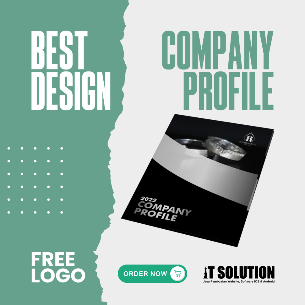 Best Design Company Profile Profesional | Desain Company Profile Perusahaan Modern & Elegan