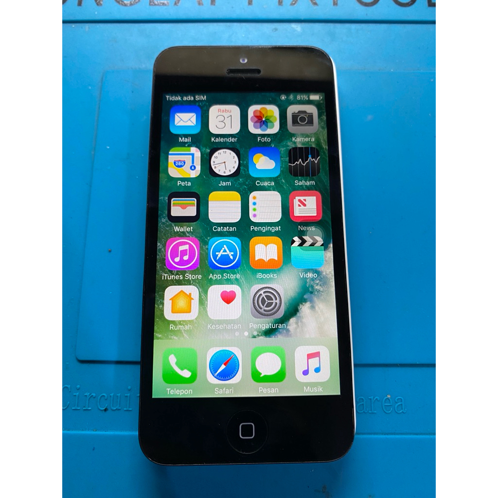 lcd iphone 5c original copotan fullset