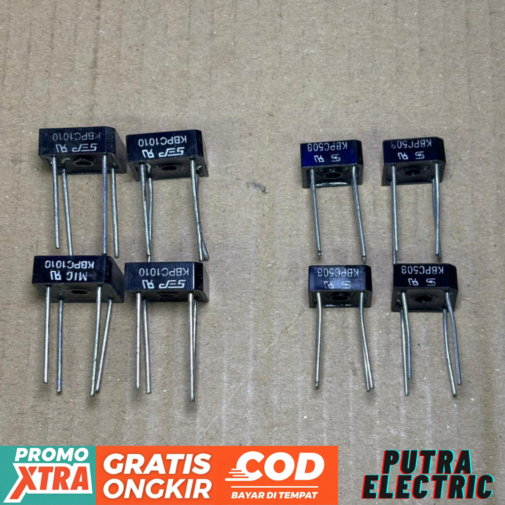DIODA DIODE BRIDGE KIPROK KUPROK KECIL 5 / 10 A AMPERE 4 PIN