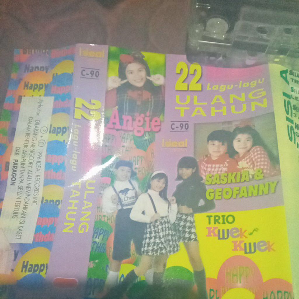 kaset pita seleksi LAGU LAGU ULANG TAHUN AA-164