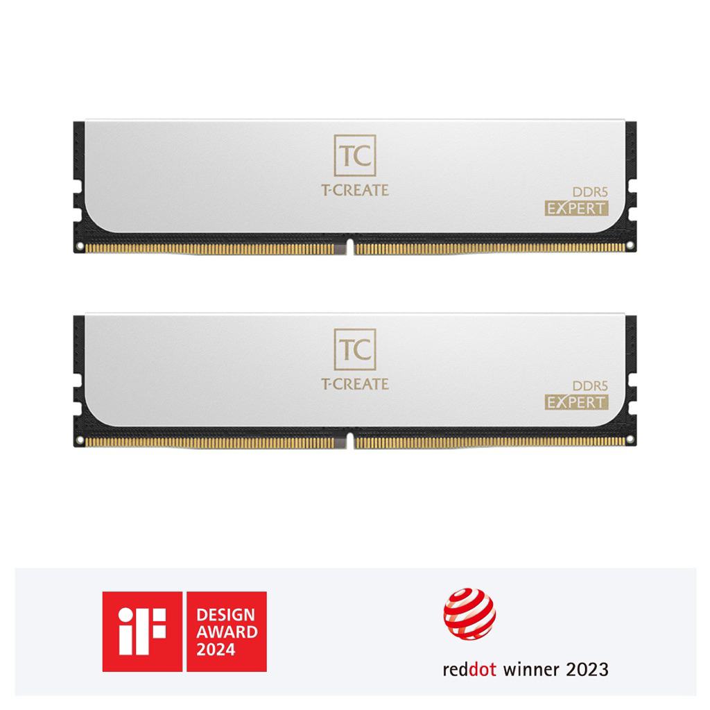 Memory RAM DDR5 Team T-Create Expert 32GB KIT 6000 Mhz White