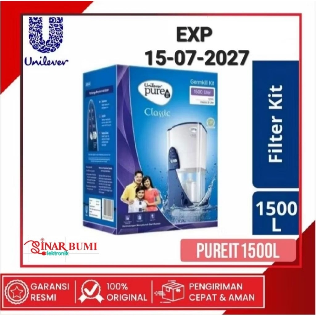 UNILEVER PURE IT GERMKIL KIT FILTER AIR 1500L