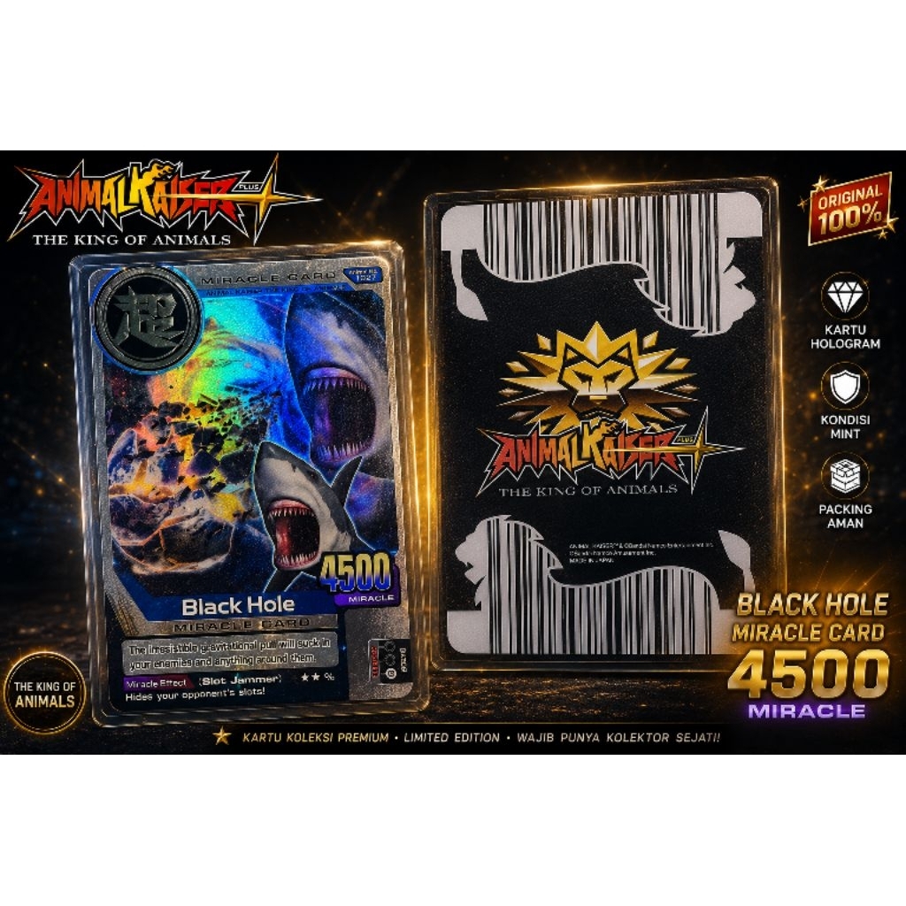 Kartu Animal Kaiser Plus - Black Hole version 2