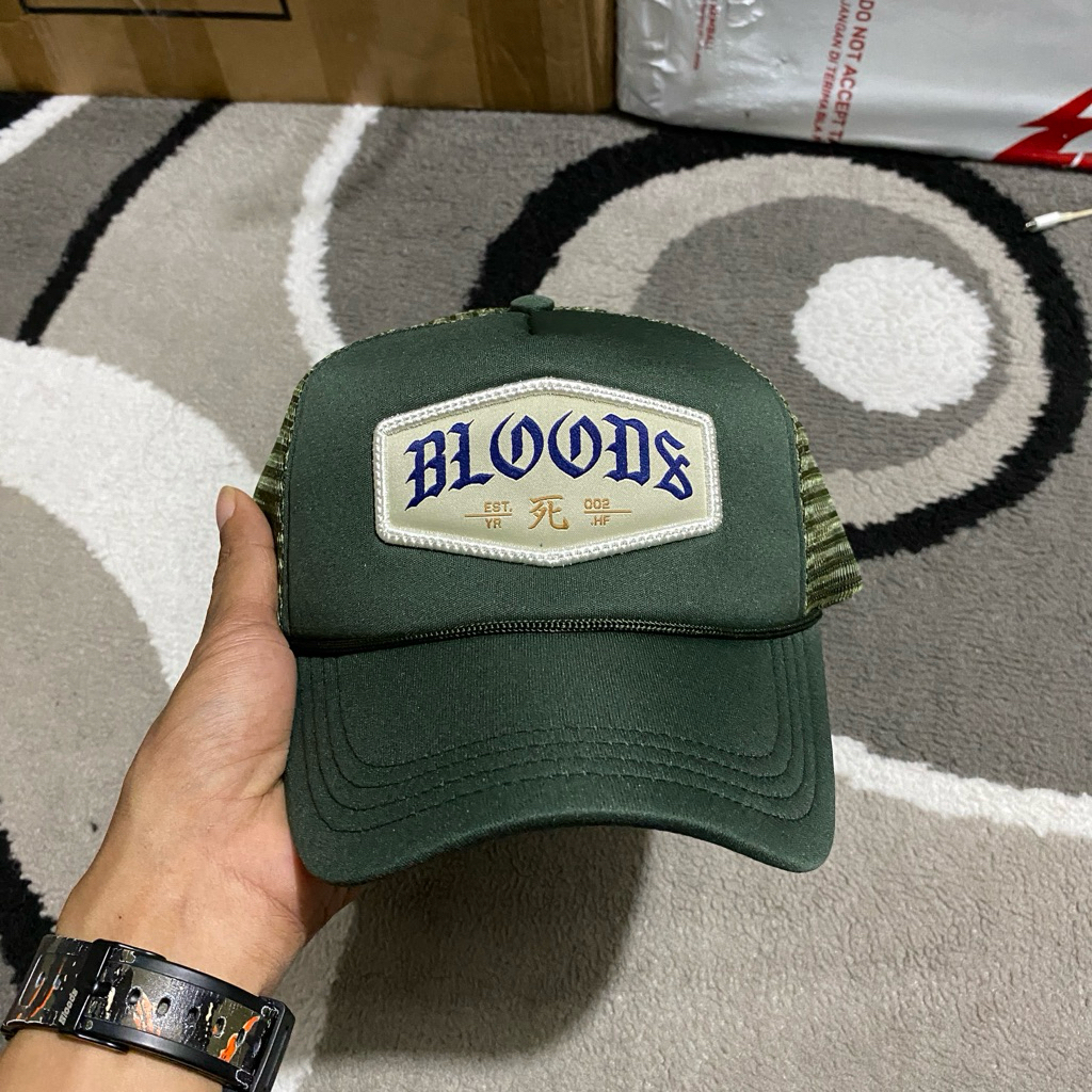 TOPI | CAPS BLOODS OLIVE GREEN ORIGINAL.