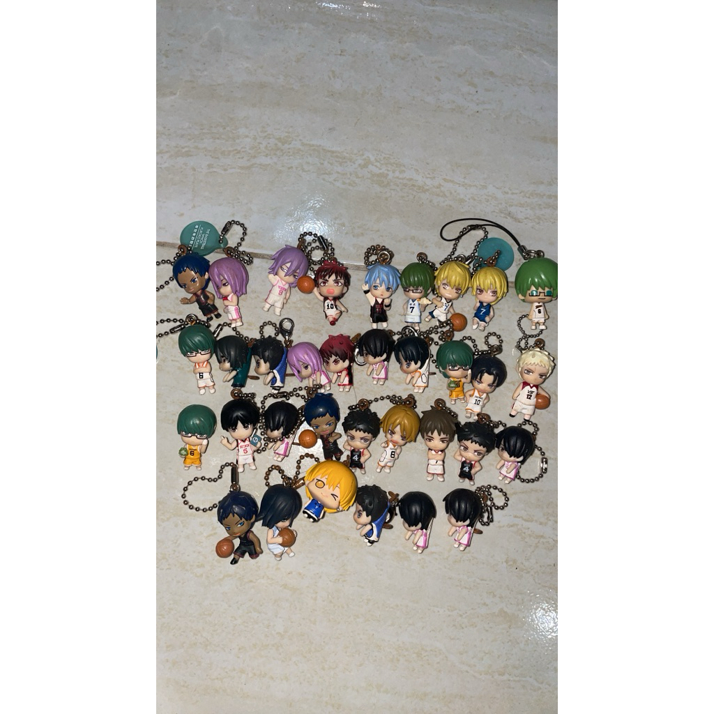 Gachapon Keychain Kuroko No Basketball Original Japan Rare Loose