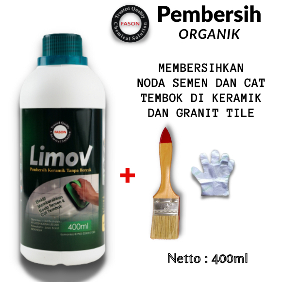 Pembersih Keramik Noda Semen Fason Limov / Limov Pembersih Keramik 400ml