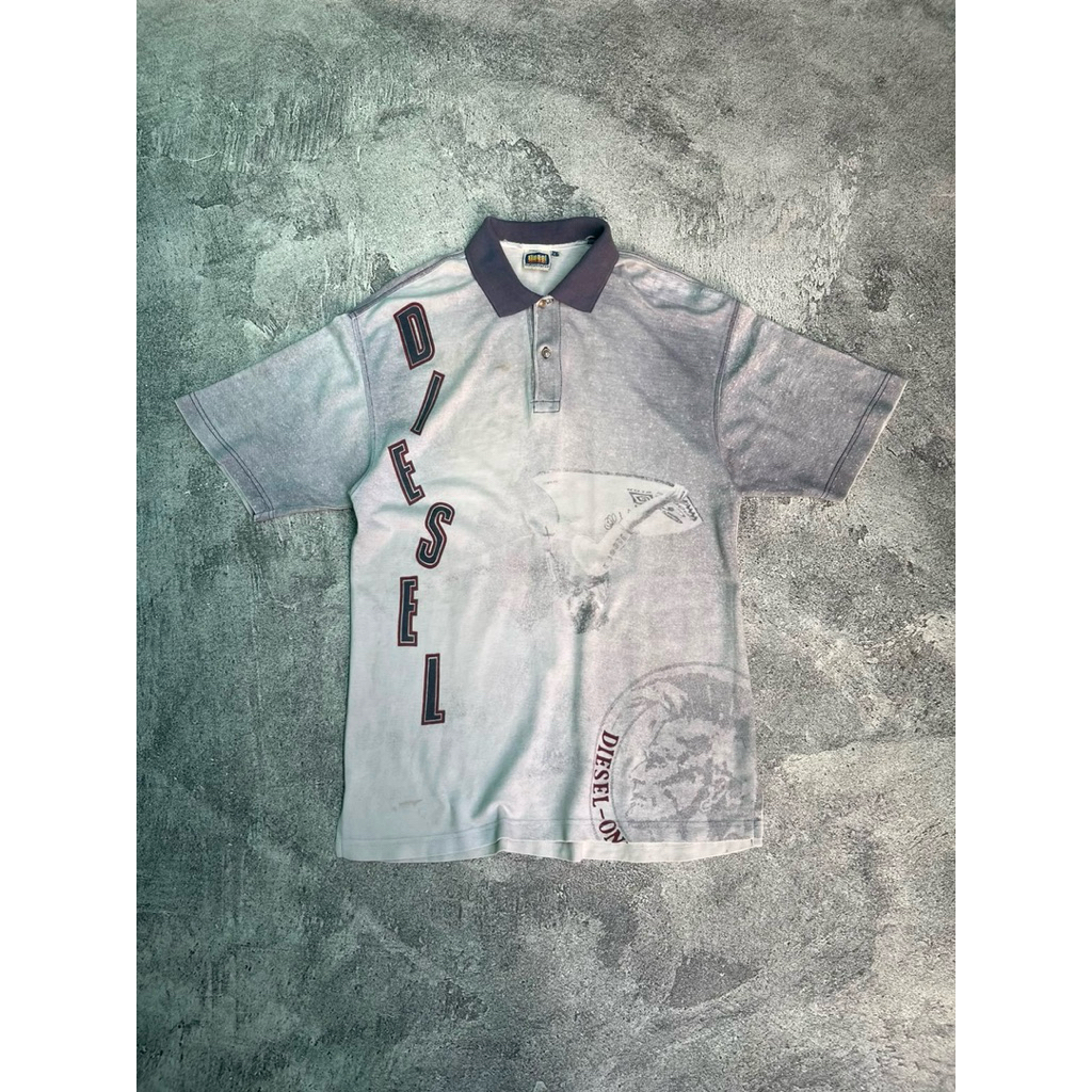 VINTAGE 1988’s DIESEL SURFING POLOSHIRT