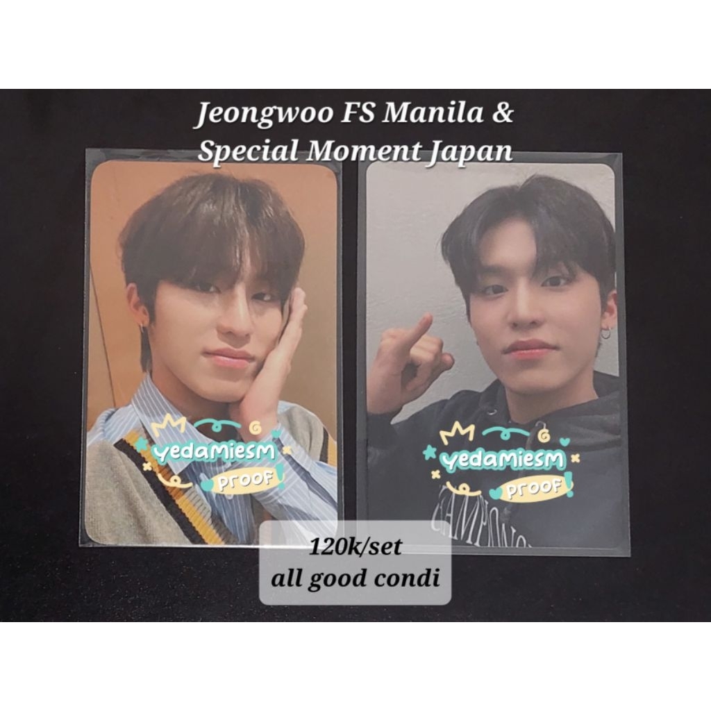 [READY STOCK SIAP KIRIM] TREASURE PARK JEONGWOO HELLO FANSIGN MANILA SPECIAL MOMENT IN JAPAN PARK JI