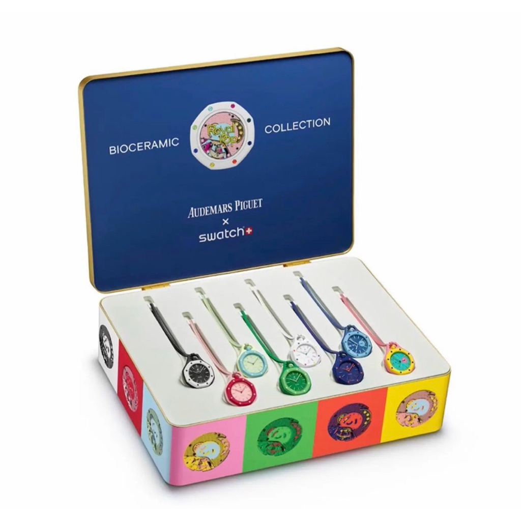 AP x Swatch Royal Pop collection