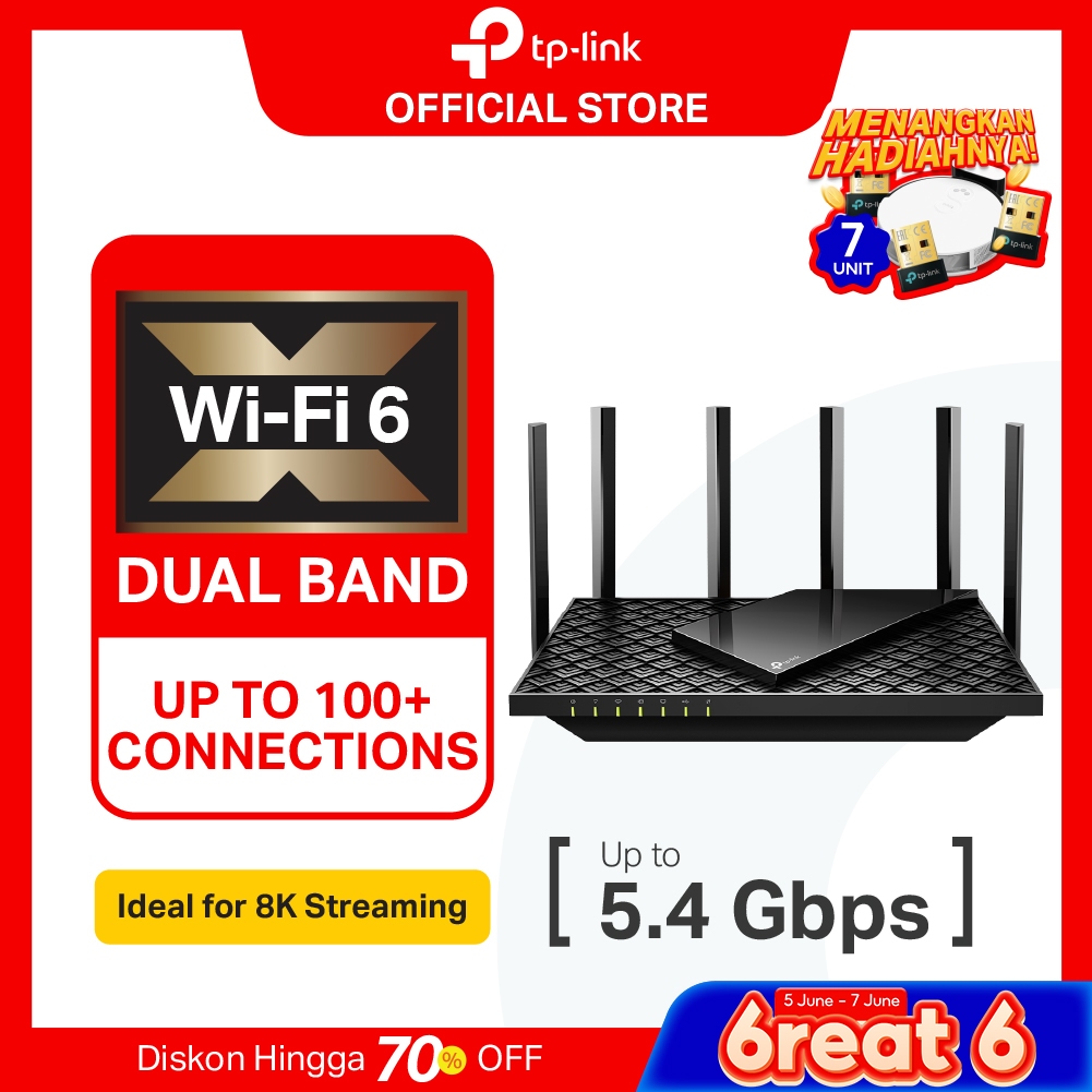TP-Link Archer AX72 AX5400 WiFi 6 Router Dual Band Gigabit Mesh Wireless Ruter Access Point Gaming
