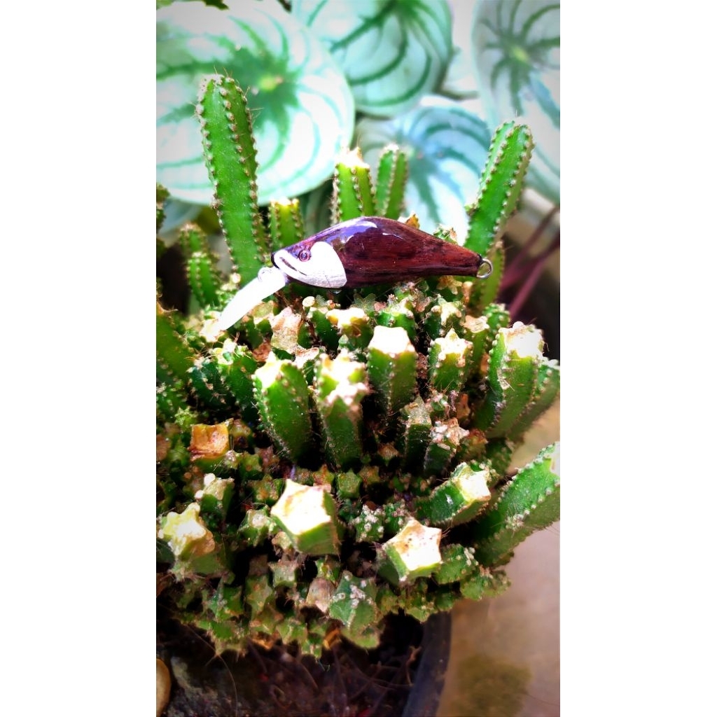 Minow handmade bahan kayu 3cm,4cm,4,5cm tipe singking