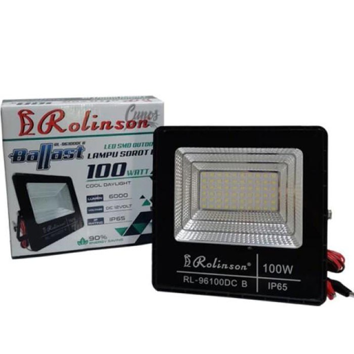Rolinson Ballast RL-9650DC RL-96100DC RL-96150DC  Lampu Sorot DC Jepit Aki 50W 100W 150W