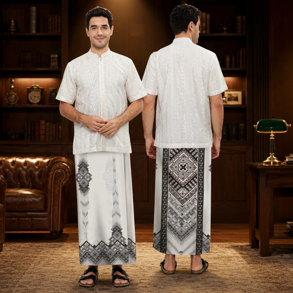 Sarung Bintang Gajah Onta Legenda XS 8368 NISKALA Motif Ornamen Simple Modern