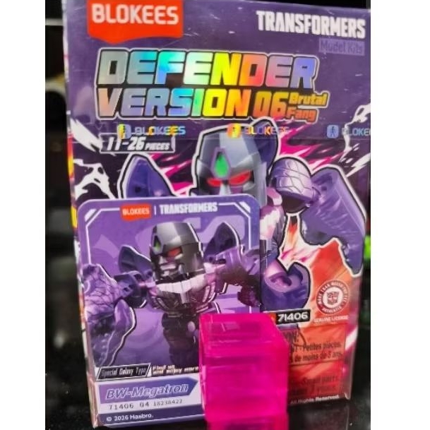 BLOKEES TRANSFORMERS GDV VOL 6 BW MEGATRON SECRET
