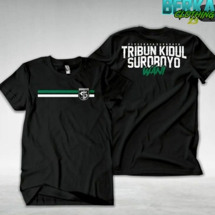 T-shrit kaos Suporter Persebaya Tribun Kidul // Baju Bonek Tribun Kidul // Combed 24s