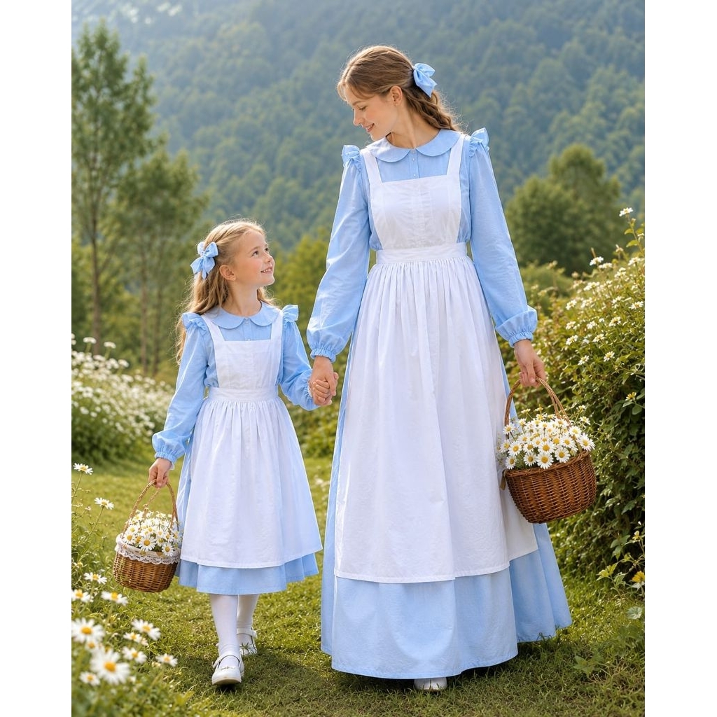 BAJUANAKUNIK / KOSTUM ANNE SHIRLEY / KOSTUM GADIS EROPA / KOSTUM KOLONIAL ANAK / DRESS VINTAGE BELAN