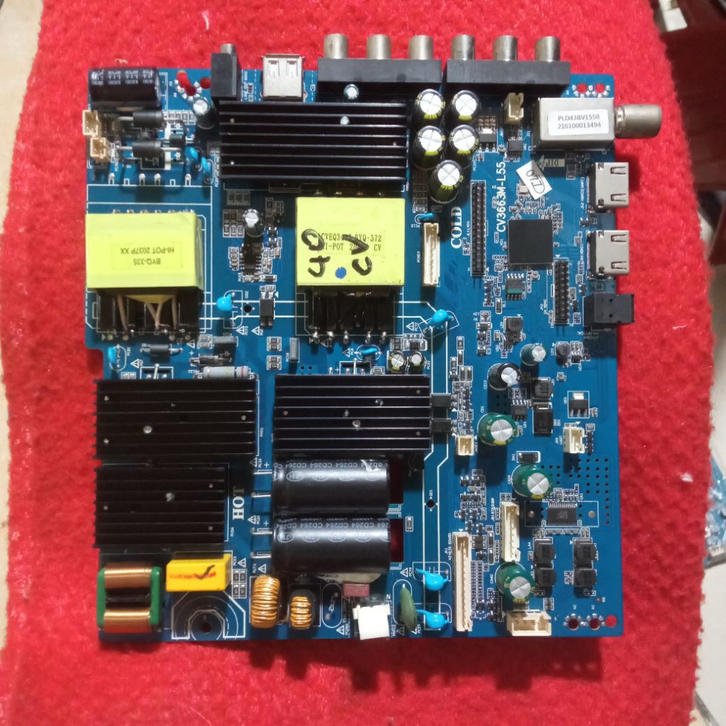 MAINBOARD TV POLYTRON PLD43BV1558 / MB POLYTRON PLD43BV1558 43BV1558