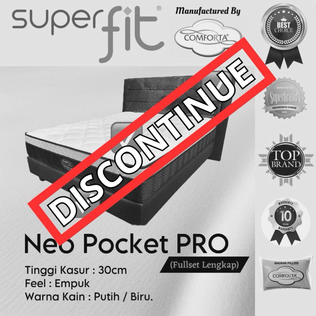 Kasur Springbed Comforta Superfit NEO POCKET PRO