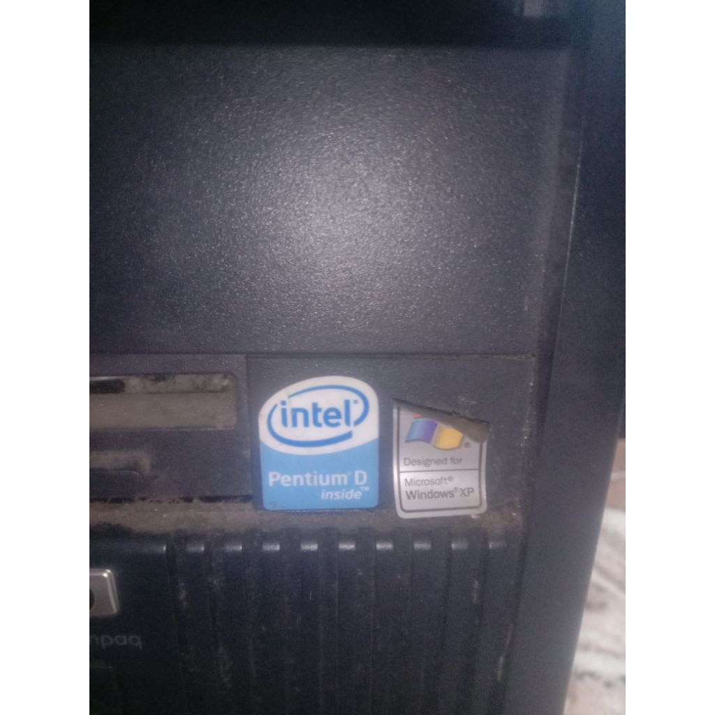 casing cpu HP Compaq model Microtower