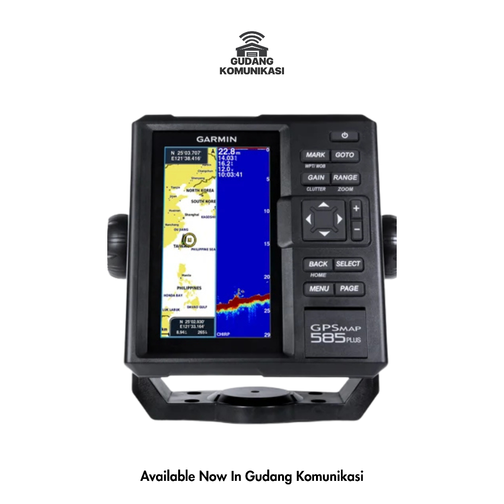 Garmin GPSMAP 585 Plus Unit Only Fishfinder & GPS Original Garansi Resmi 2 Tahun GPSMAP 585