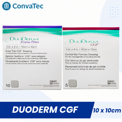 Duoderm CGF 10 x 10cm Hydrocolloid Dressing Gel Untuk Luka Dekubitus Luka Diabetes Luka Bakar Ringan