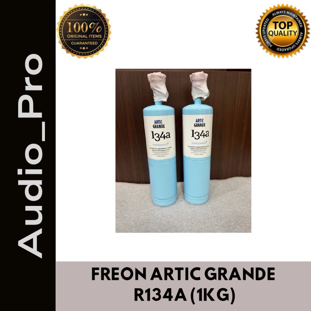 Artic Grande R 134A 1kg 1000gr R134A R 134 A Kemasan Kaleng Freon Preon Kulkas Ac Asli