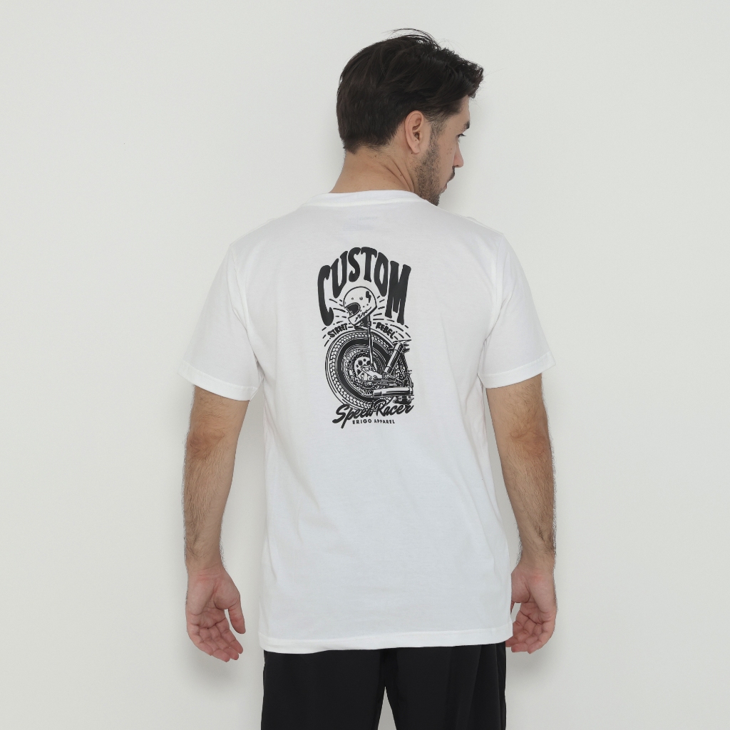 Erigo T-Shirt Giovani White - Kaos Unisex