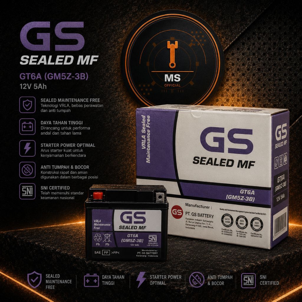 AKI MOTOR GS SEALED MF GT6A (GM5Z-3B)
