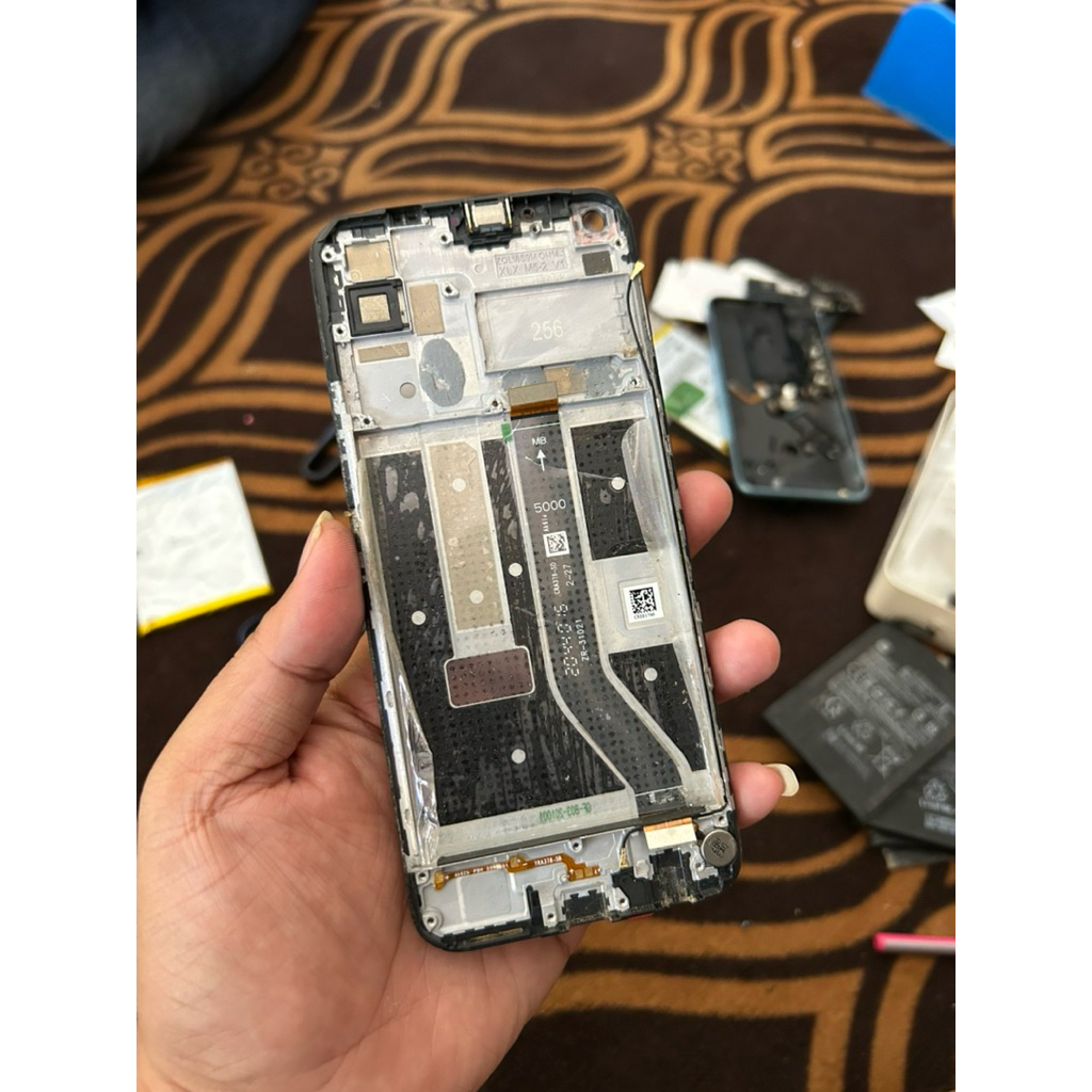 Bazel Tatakan Lcd realme 7i Original Copotan