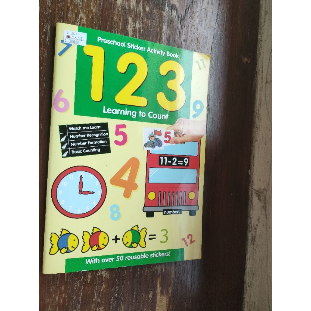Preloved children book : Number 123