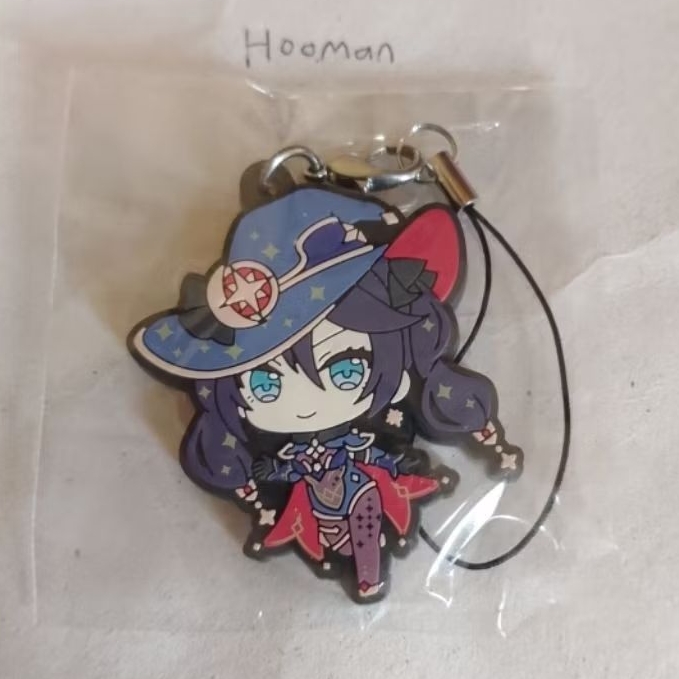 Genshin Impact Mona Rubber Keychain