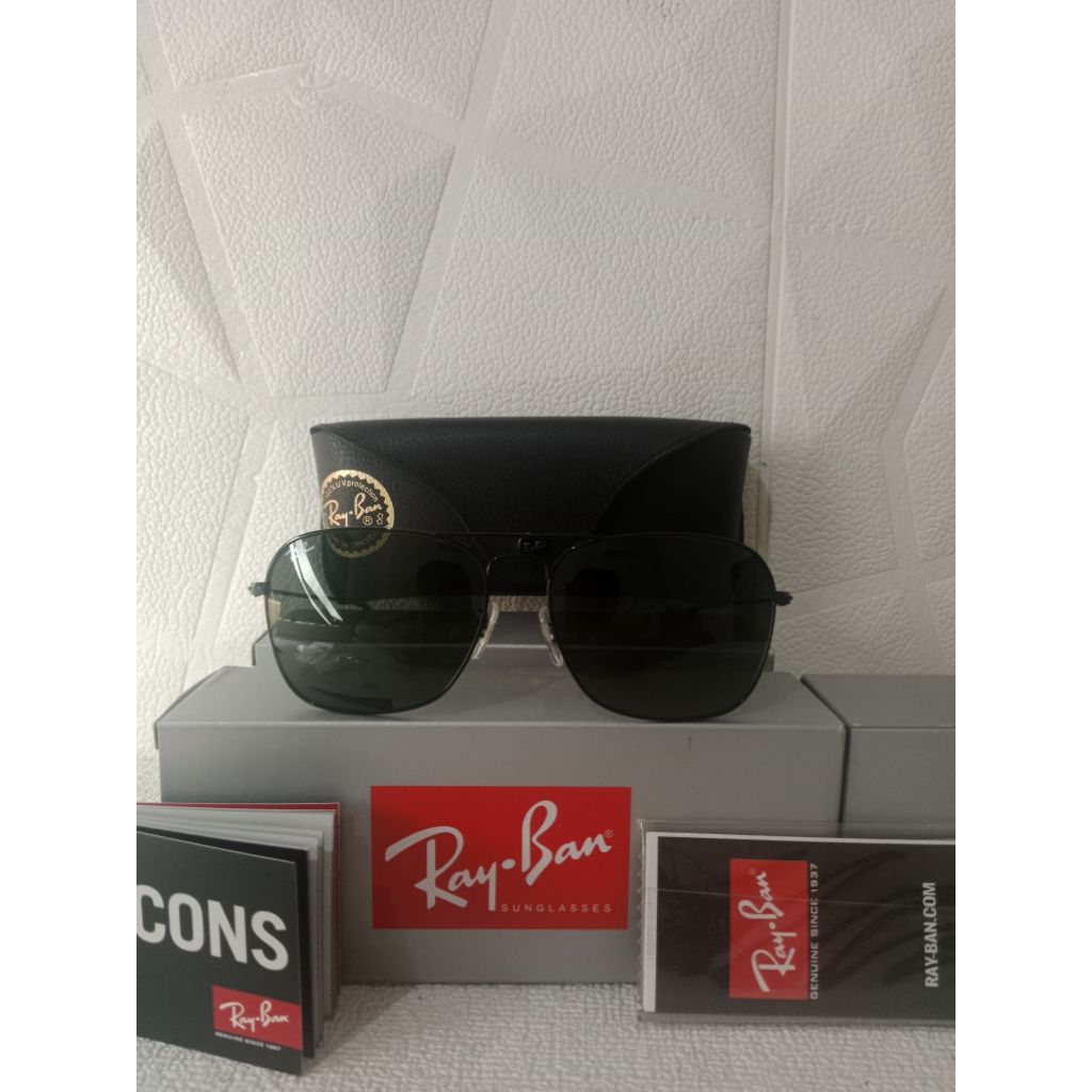 Kacamata Rayban Caravan RB3136 C002 Black Original