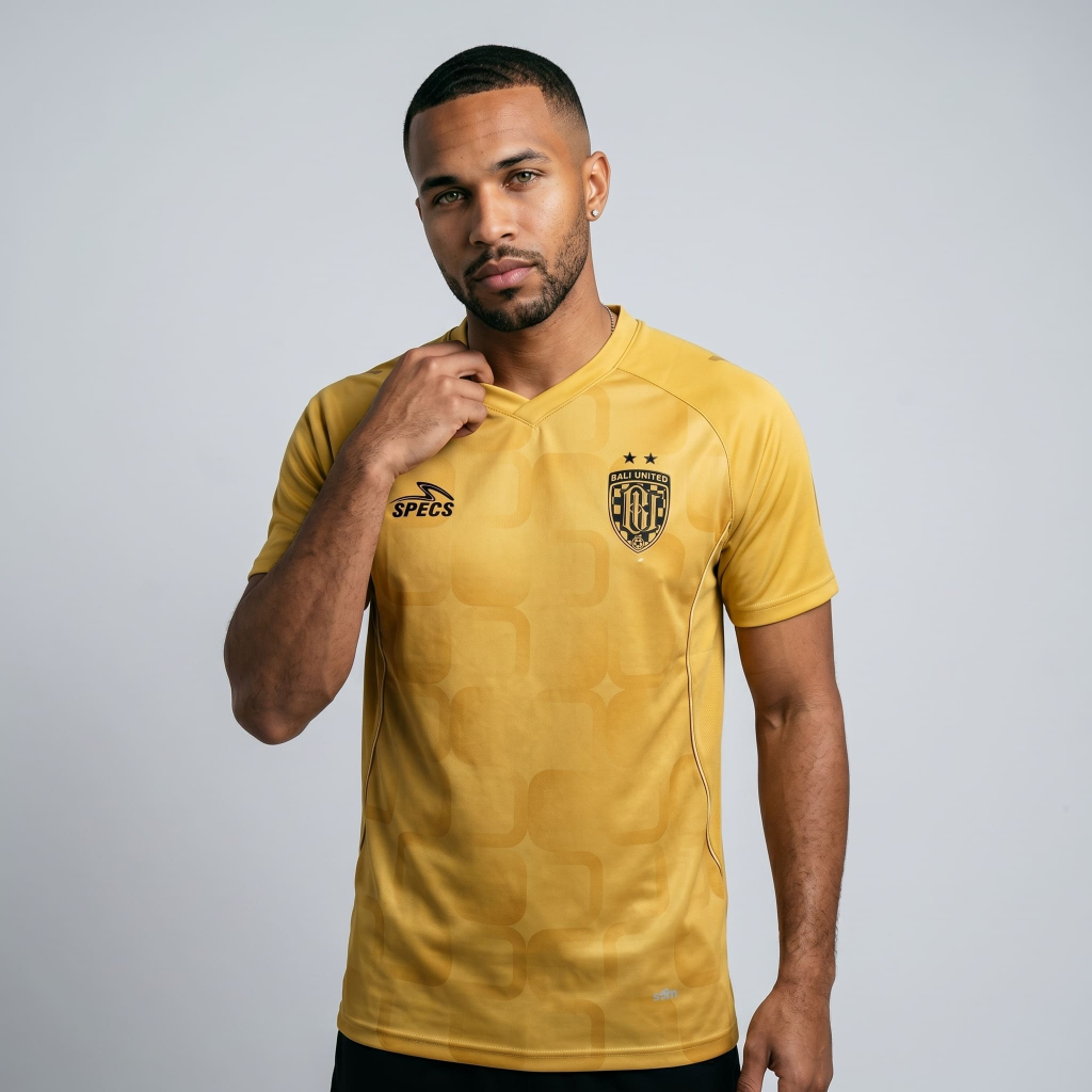 Bali United Jersey Training Gold GK Home 2025 Official Merchandise Emas