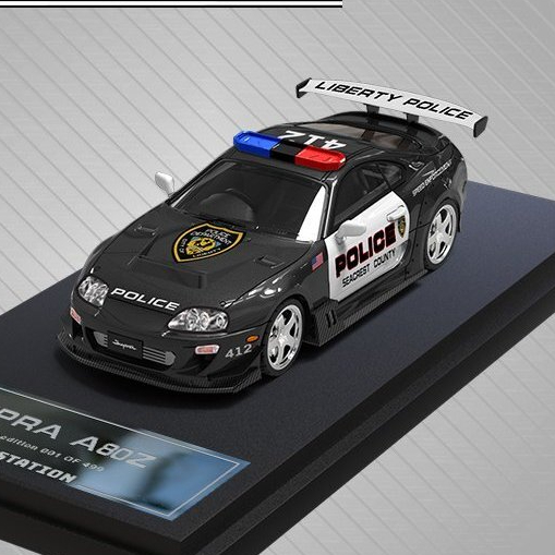 Mini Station 1:64 Supra A80Z GTA Police Car