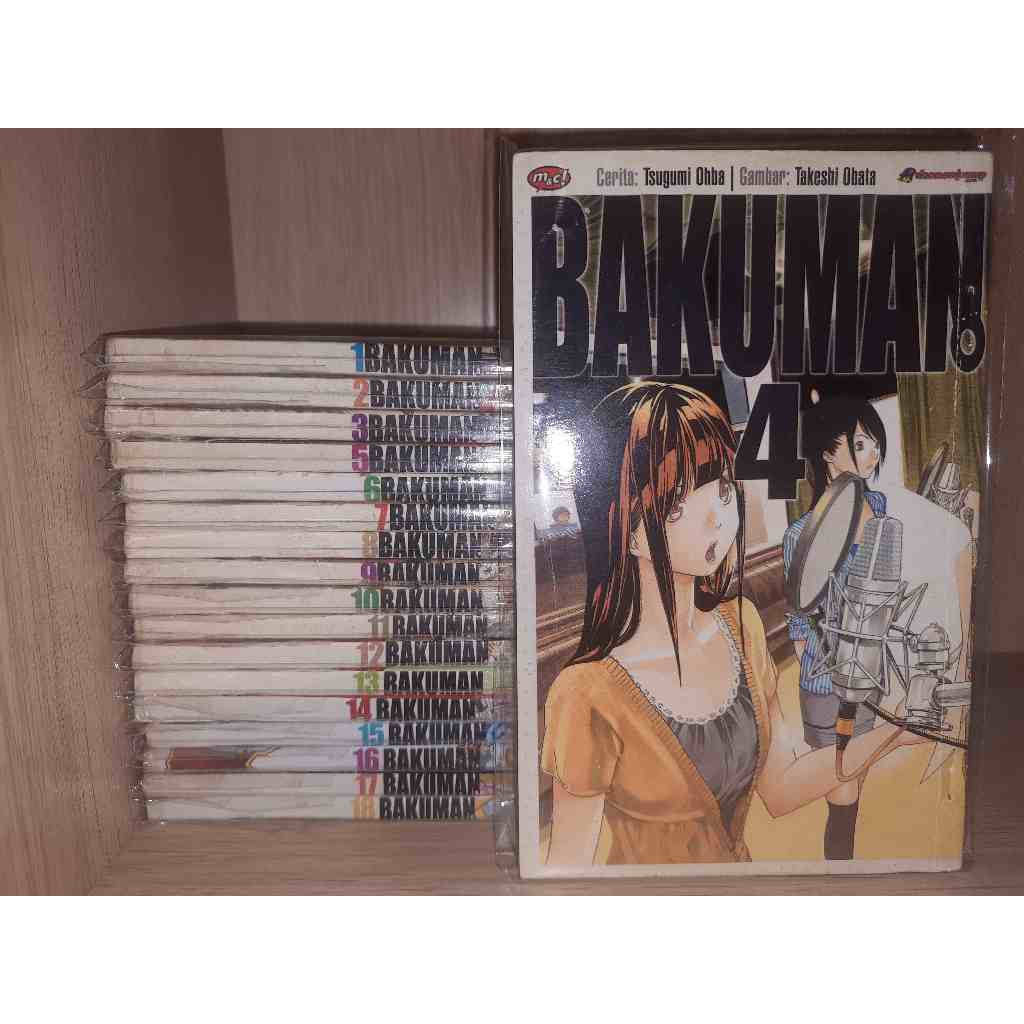 Manga Set Bakuman 1 - 18 [Ex - Rental]