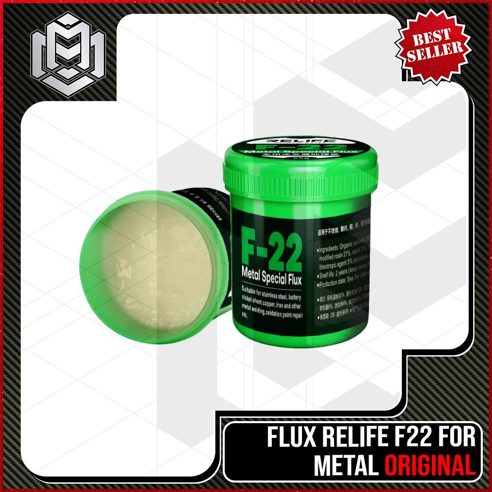 MM - Flux Relife F-22 For Metal / Flux Pasta Relife F22 Original / RELIFE F-22 Multipurpose metal sp