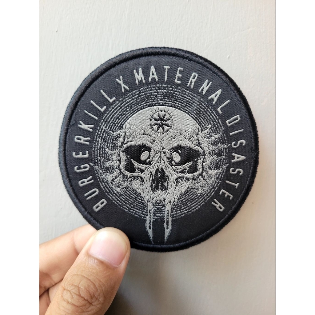 Burgerkill x Maternal Disaster woven patch original